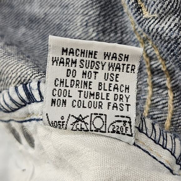 Village Jeans Womens 22 Blue Dark Wash High Rise Bootcut Stretch Denim Casual - Picture 12 of 16